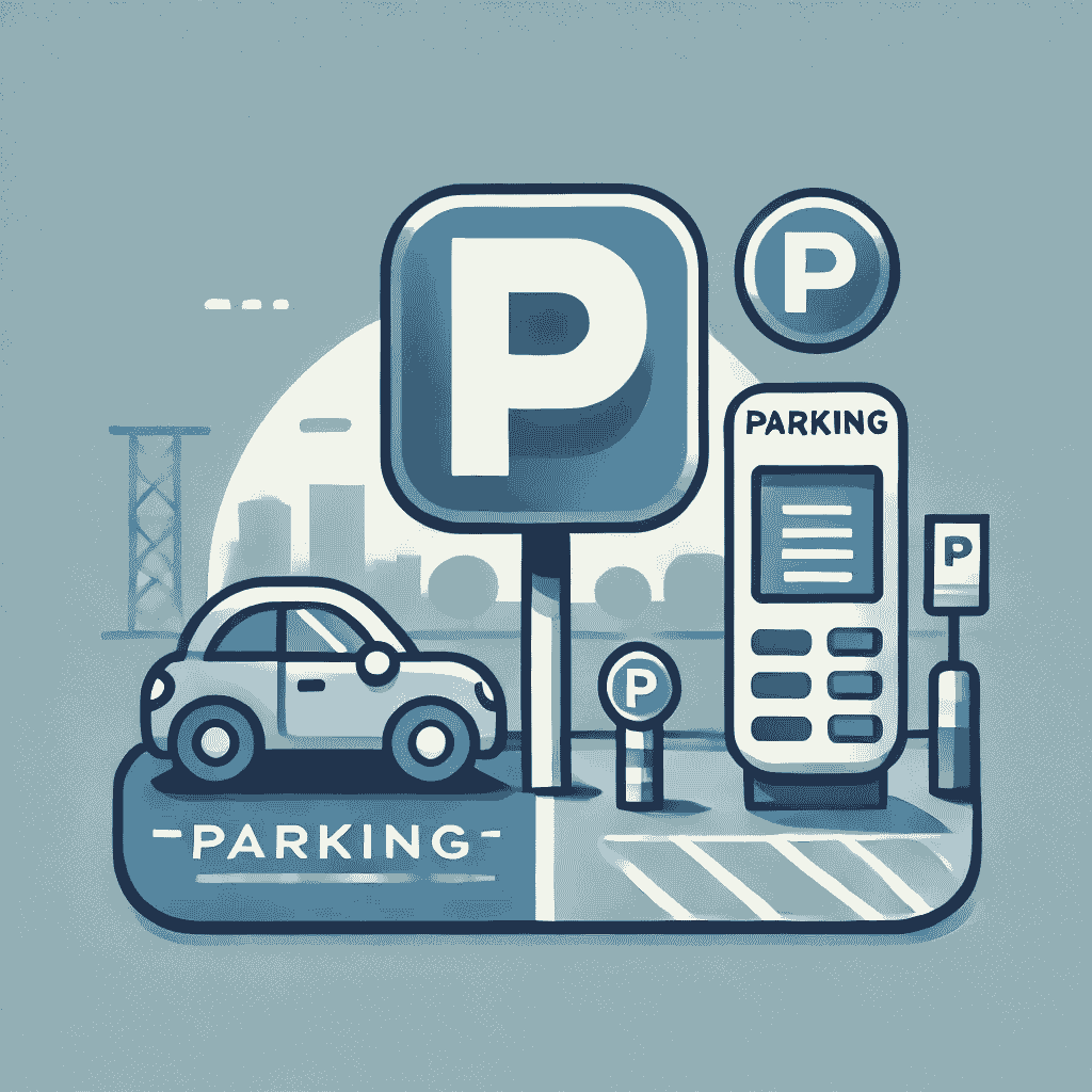 An illustrative image of parking services that could be booked through Revilo Auto Care